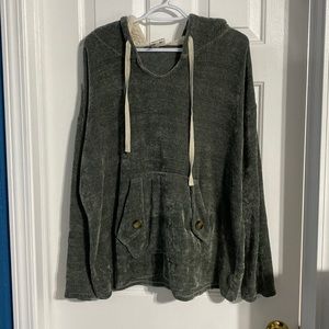 Corduroy hoodie